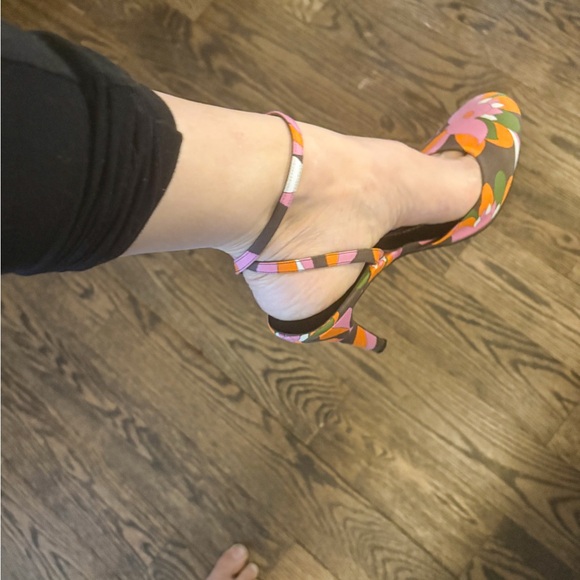 Kate Spade Y2K Floral Heels, Size 8.5 - Picture 6 of 13